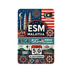 eSIM Malaysia 5GB 30Days Economy
