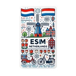 eSIM Netherlands, 50GB, 30 Days, Standard