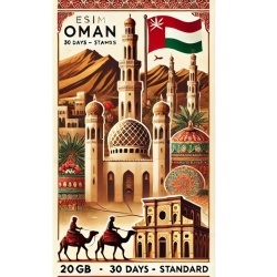 eSIM Oman 20GB 30Days Standard