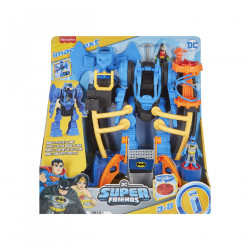 FISHER PRICE IMAGINEXT DC SUPER FRIENDS ROBOT BATMAN SI CENTRU DE COMANDA - Img 1