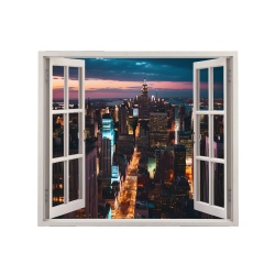 Folie imprimata color pentru decor perete locuinta, dimensiune 125 x 110cm, model: VIEW TO HAVEN 20 - Img 2