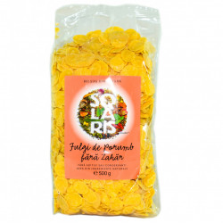 Fulgi de porumb fara adaos de zahar 500gr solaris