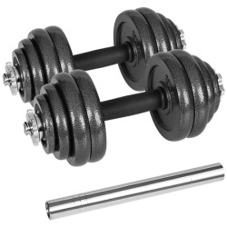GANTERE REGLABILE CU VALIZA TOTAL 30KG REBEL ACTIVE - Img 1