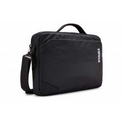 GEANTA THULE, pt. notebook de max. 15 inch, 1 compartiment, buzunar frontal | buzunar dorsal, waterproof, nylon, negru, "TSA-315B BLACK" - Img 1