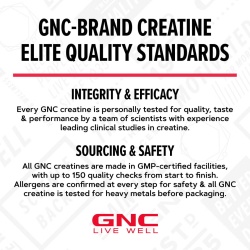 Gnc Amp Creabolic, Formula Premium De Creatina Monohidrata, Hmb, Peptistrong Pentru Forta Si Masa Musculara, Cu Aroma De Limonada, 405 G - Img 9