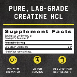 Gnc Beyond Raw Chemistry Labs Creatine Hcl, Creatina Hidroclorida, 120 G - Img 7