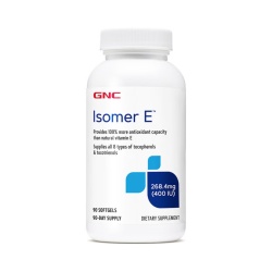 Gnc Isomer E Vitamina E Naturala Cu Mix De Tocoferoli Si Tocotrienoli, 90 Cps