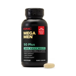 Gnc Mega Men 50 Plus One Daily, Complex De Multivitamine Pentru Barbati - Suport Pentru Ochi, Inima Si Creier, 60 Tb