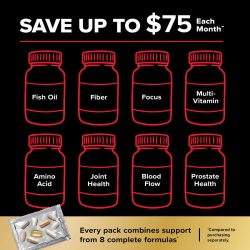 Gnc Mega Men Whole Body Vitapak Program, Complex De Multivitamine Pentru Barbati, Pentru Intregul Organism, 30 Pachetele - Img 12