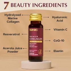 Gnc Premier Collagen Advanced Shot Liquid With Berry Flavor, 50 Ml - Img 3