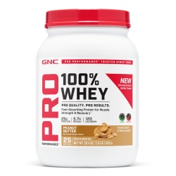 Gnc Pro Performance 100% Proteina Din Zer Cu Aroma De Unt De Arahide, 805 G - Img 2
