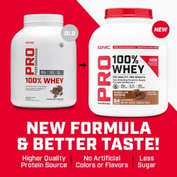 Gnc Pro Performance 100% Whey, Proteina Din Zer Cu Aroma De Capsuni, Testata Antidoping, 1985g - Img 3