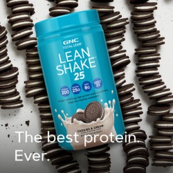 Gnc Total Lean Lean Shake 25, Shake Proteic, Cu Aroma De Biscuiti Si Frisca, 832 G - Img 3