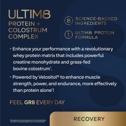 Gr8 Lifestyle Ultim8 Protein And Colostrum Complex With Vanilla Creme Flavor, Proteina Si Complex Cu Colostru, Cu Aroma De Crema De Vanilie, 1.15 Kg - Img 5