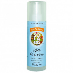 HAI LA MARE" ULEI DE COCOS presat la rece (hidratare dupa plaja)120ml SOLARIS