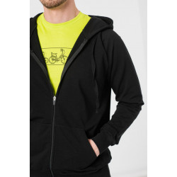 Hanorac coton casual barbati black-m - Img 6