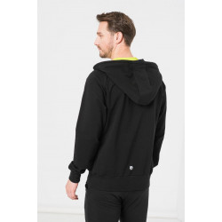 Hanorac coton casual barbati black-s - Img 3