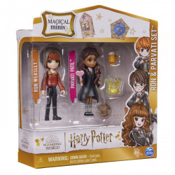 Harry potter wizarding world magical minis set 2 figurine ron si parvati - Img 6