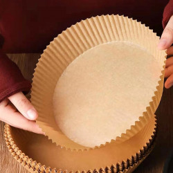 Hartie de copt pentru friteuza cu aer - rotunda - 23 cm - 50 buc/pachet - Img 4
