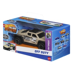 HOT WHEELS MASINUTA METALICA CU SISTEM PULL BACK OFF DUTY SCARA 1:43 - Img 2