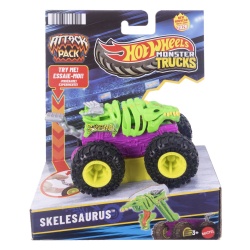 HOT WHEELS MONSTER TRUCK ATTACK PACK CAMION SKELESAURUS SCARA 1 LA 64