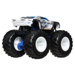 HOT WHEELS MONSTER TRUCK SI MASINUTA METALICA NIGHT SHIFTER POLICE - Img 7