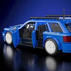 HOT WHEELS SPEED SERIES SET DE CONSTRUCTII AUDI AVANT RS2 1994 - Img 7