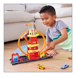 HOT WHEELS STATIA DE POMPIERI SUPER LOOP - Img 4