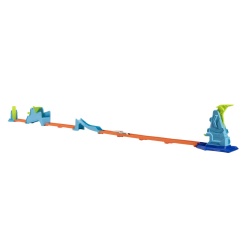 HOT WHEELS STUNT TRACKS PISTA CASCADORII SARITURA CU PROPULSIE CU MASINUTA INCLUSA - Img 3