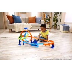 HOT WHEELS STUNT TRACKS PISTA CICLON DE LANSAREA RAPIDA CU MASINUTA INCLUSA - Img 5