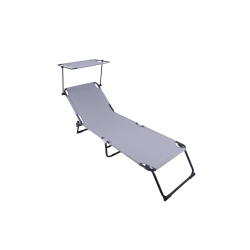 HR SEZLONG CU PARASOLAR 186X55X24 GRI - Img 2