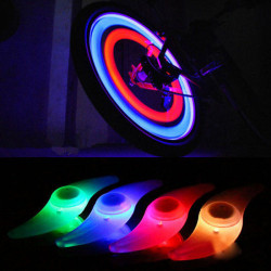 Iluminat LED Decorativ pentru Spite Bicicleta cu 3 Tipuri de Iluminare, Culoare Albastru - Img 13