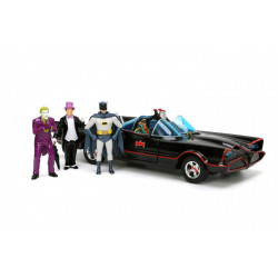 Jada batman set masinuta metalica batmobile 1:24 si 4 figurine - Img 5