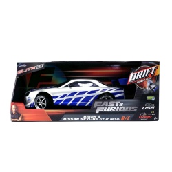 JADA ELITE FAST AND FURIOUS MASINUTA RC CU TELECOMANDA BRIAN NISSAN SKYLINE GTR R34 SCARA 1 LA 10