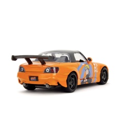 JADA NARUTO SHIPPUDEN SET FIGURINA NARUTO SI MASINUTA METALICA HONDA 2001 S2000 SCARA 1:24 - Img 5
