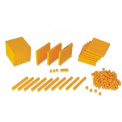 Joc educativ Baza 10 Set 121 piese la cutie Miniland - Img 2