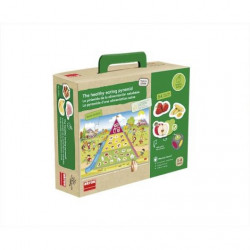 Joc educativ Piramida alimentelor - mancam sanatos - Img 1