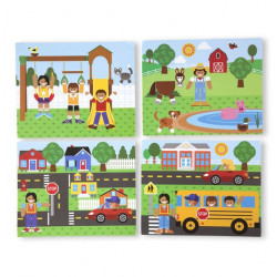 Joc magnetic potriveste piesele Melissa & Doug - Img 3