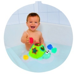 JUCARIE BEBE BROSCUTA PLUTITOARE CU FORME SI CUBURI - Img 3