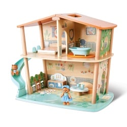 Jucarie din lemn - Casa din jungla a tigrilor (38 piese) - Img 1