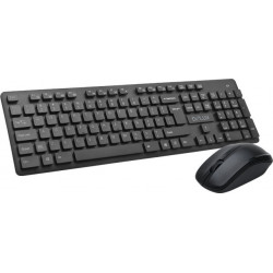 Kit TASTATURA si Mouse DELUX, "KA150+KA150G", wireless, 104 taste format standard, mouse , 3/1 butoane, negru, "KA150G" (include TV 0.75 lei) - Img 2