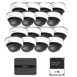 KIT16 MILESIGHT DOME 2MP NVR 16 CANALE - Img 1