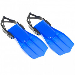 Labe de Inot si Scufundari, marime S (17-20cm), culoare Albastra - Img 4