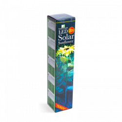 Lampă solară floarea soarelui- 75 cm - 8 LED alb cald - Img 3