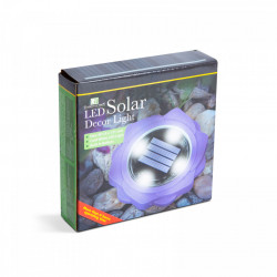Lampa solara LED - violet - alb rece - 11,5 x 2,3 cm - Img 3