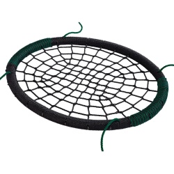 Leagan cuib oval PP negru verde - Img 2