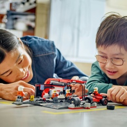 LEGO CITY BOXA SI MECANICI F1 CU MASINA FERRARI 60443 - Img 3