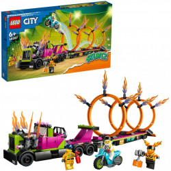 LEGO City Camion De Cascadorie Si Provocarea Cercurilor De Foc 60357 - Img 5