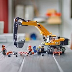 LEGO CITY EXCAVATOR GALBEN DE CONSTRUCTII 60420 - Img 4