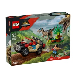 LEGO JURASSIC WORLD RENASTEREA EVADARE OFF-ROAD DIN CALEA UNUI VELOCIRAPTOR 76972 - Img 1